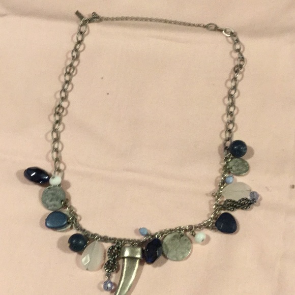 LANE BRYANT, 21” Silvertone Necklace,With Charms - Picture 6 of 7